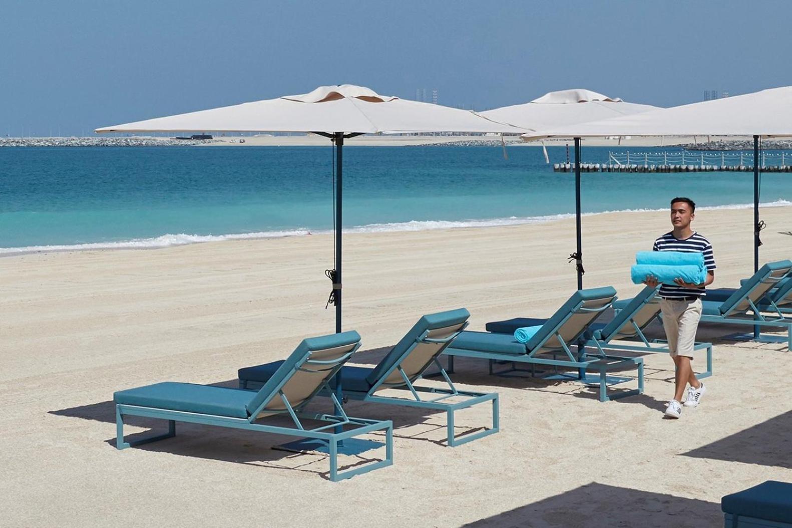 Mandarin Oriental Jumeira, Dubai Bagian luar foto Beach at Jumeirah Atlantis